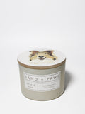 Elegant Sand + Paws Desert Rain 12 oz scented candle