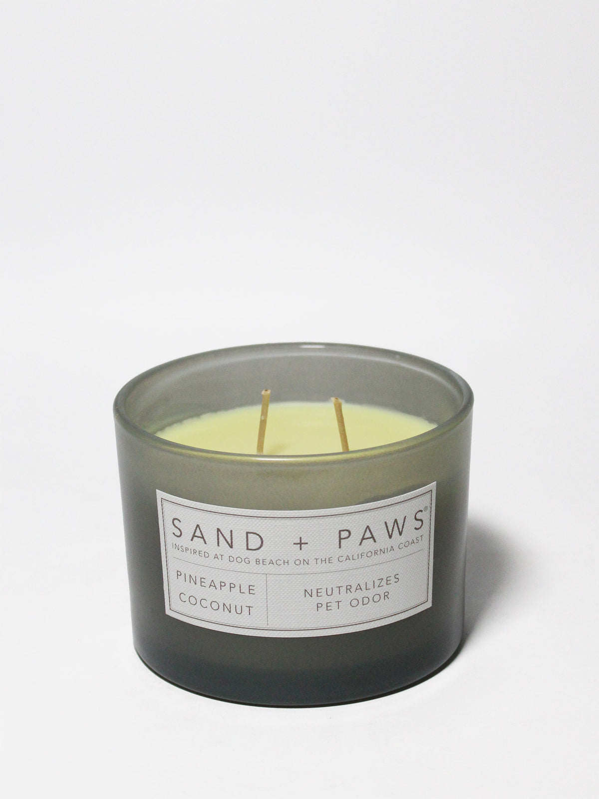 Elegant Sand + Paws Pineapple Coconut 12 oz scented candle