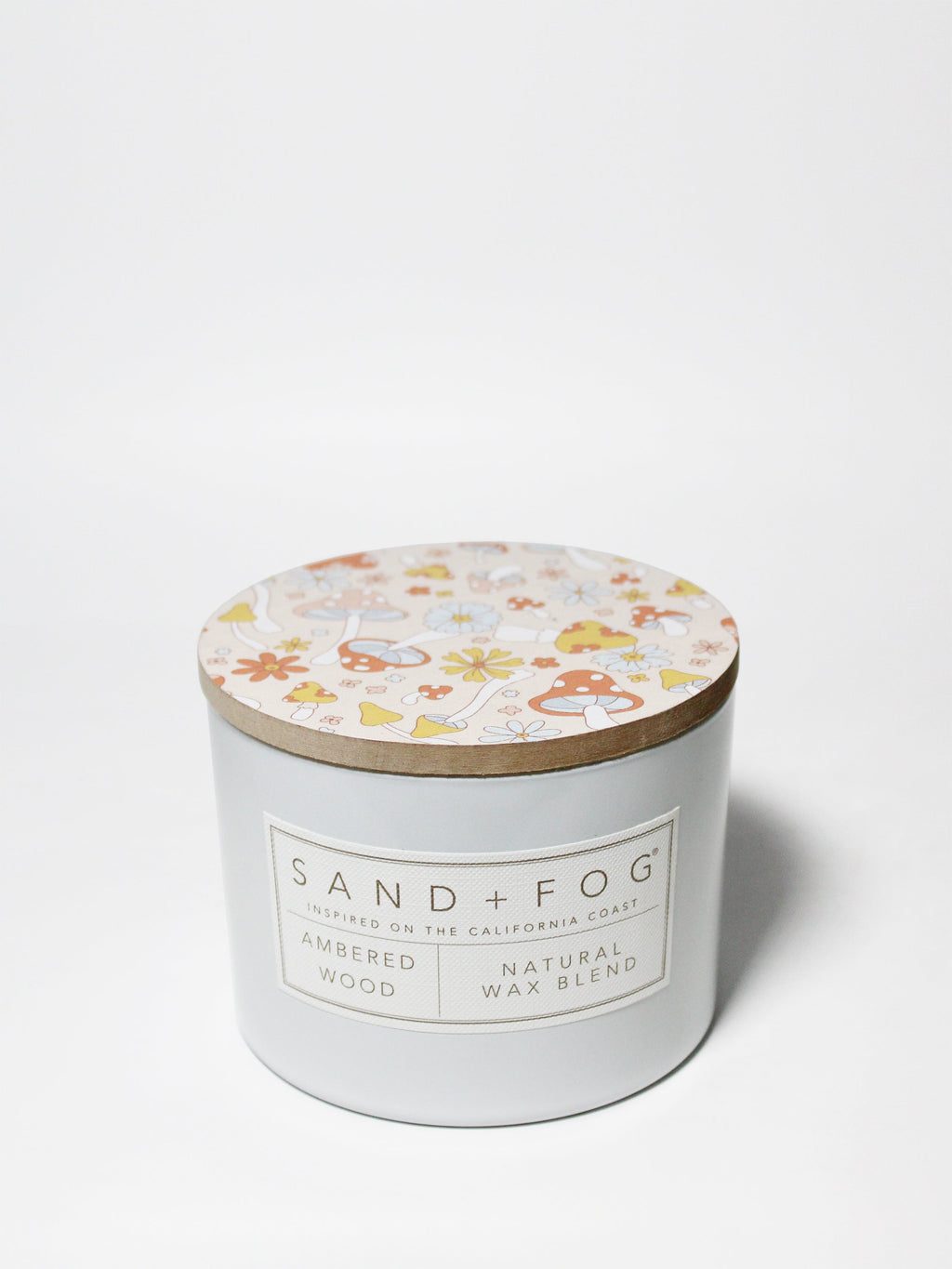 Elegant Ambered Wood 12 oz scented candle