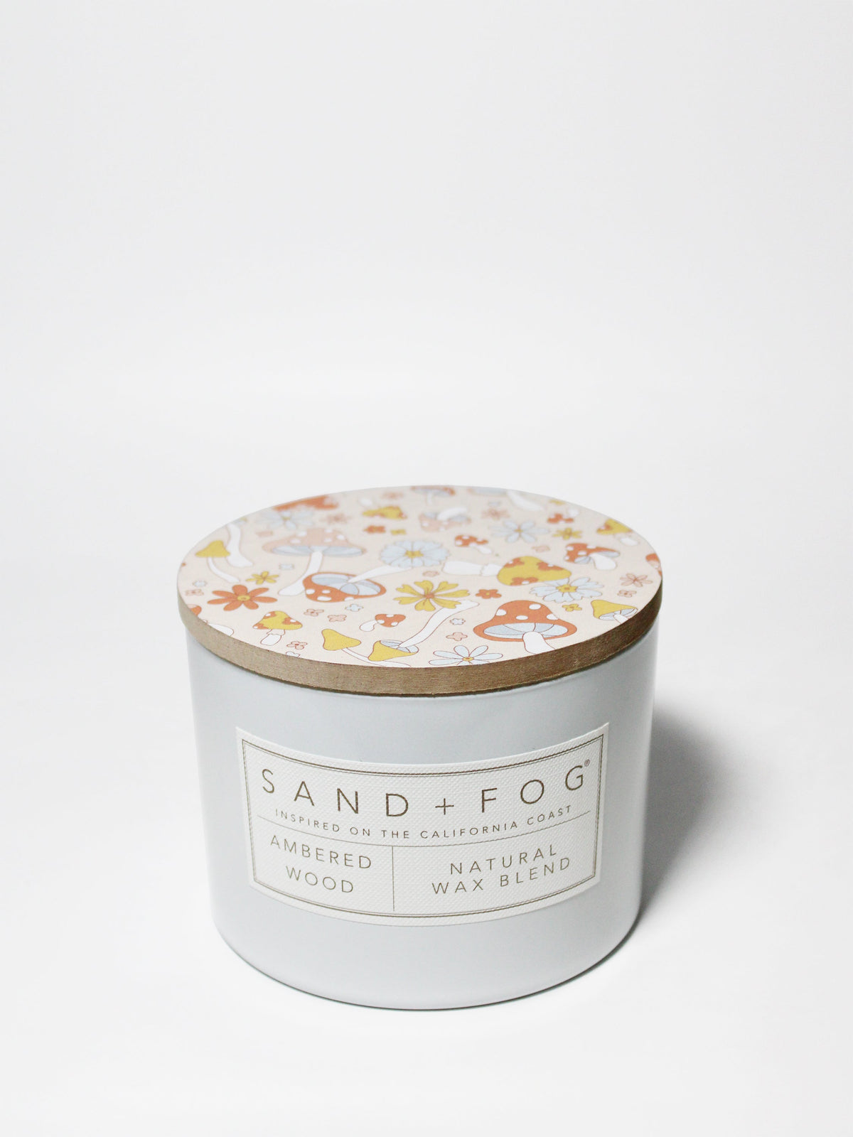 Elegant Ambered Wood 12 oz scented candle