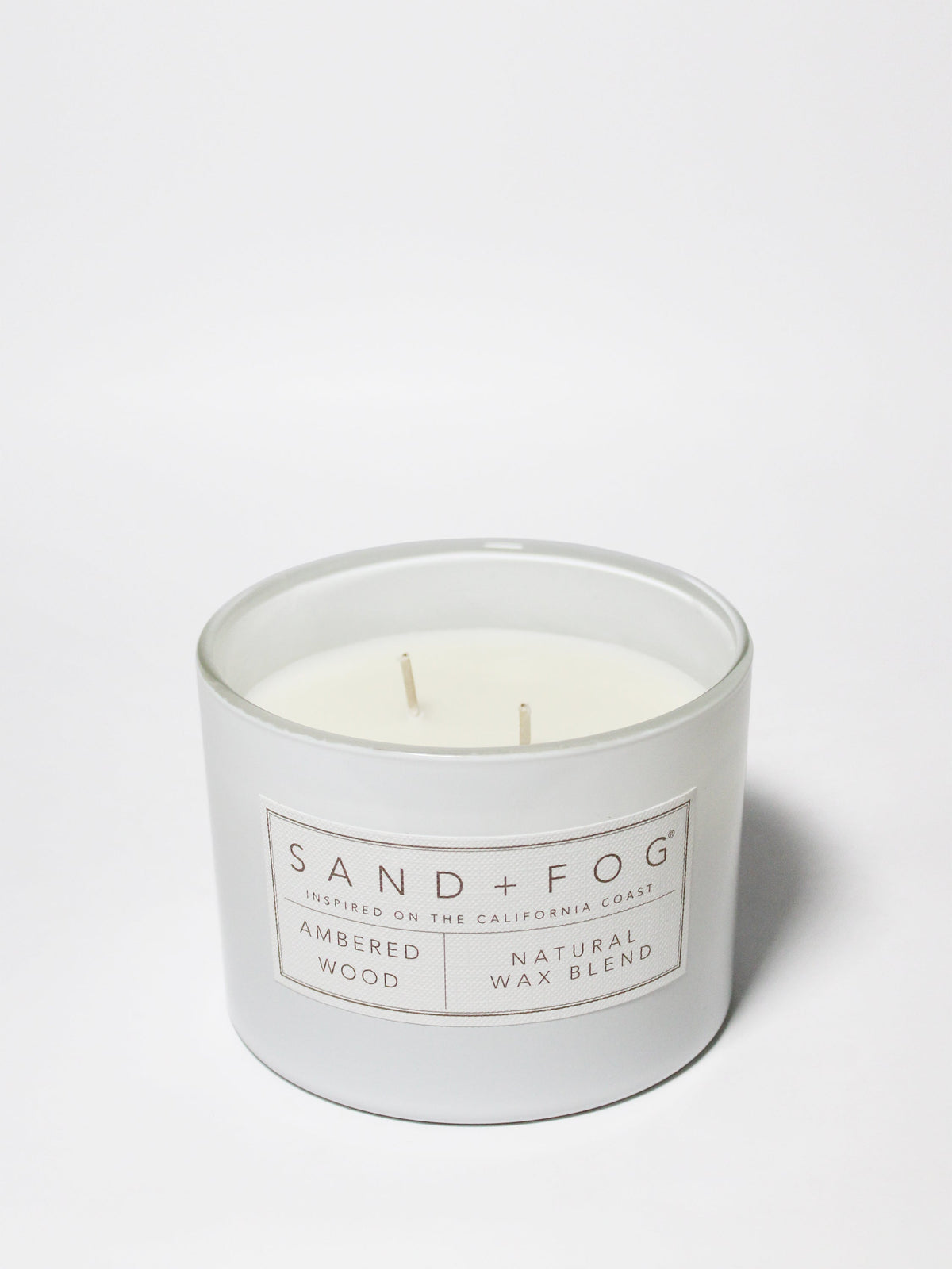 Elegant Ambered Wood 12 oz scented candle
