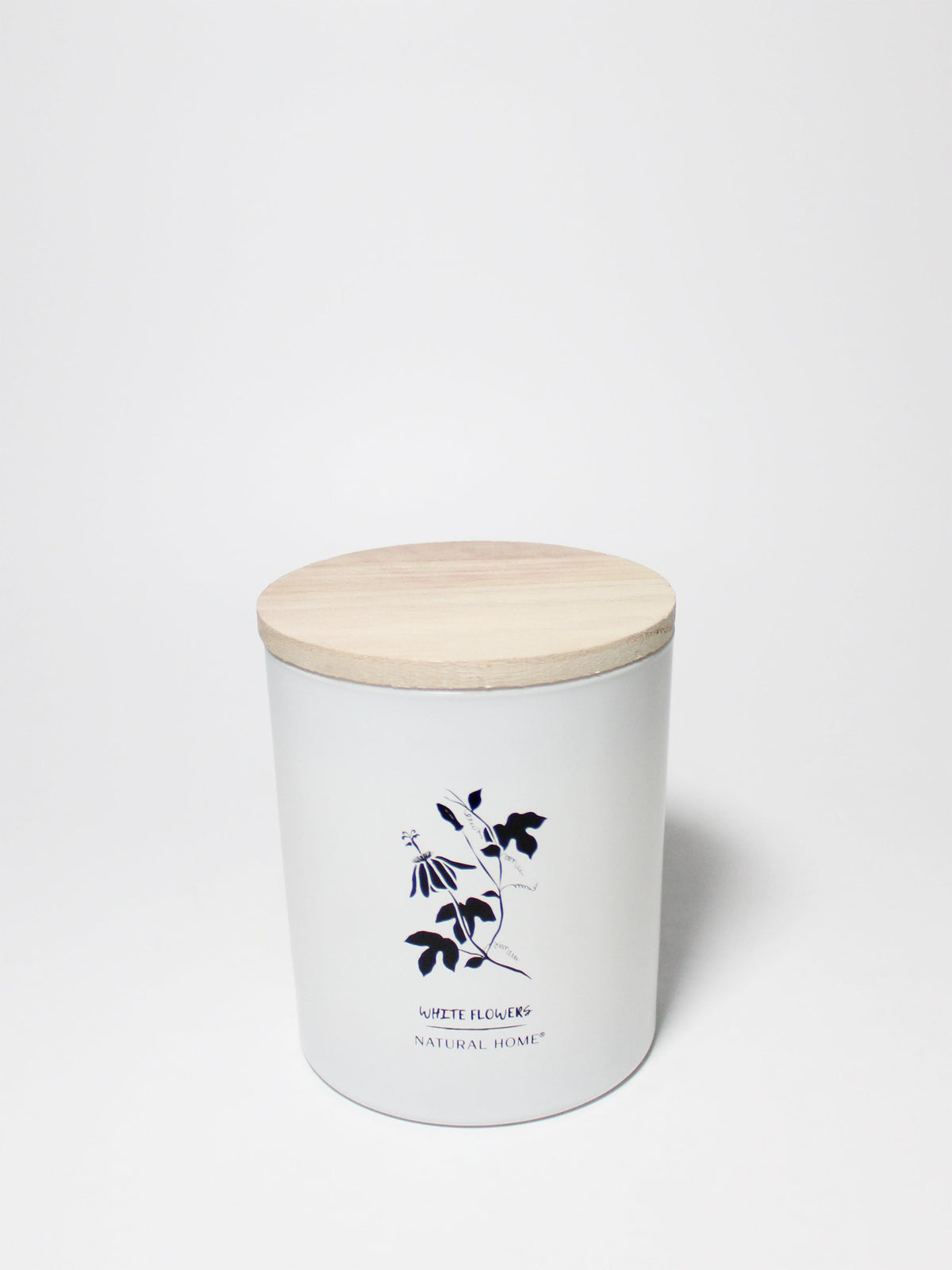 Elegant White Flowers Natural Home 11.5 oz scented candle