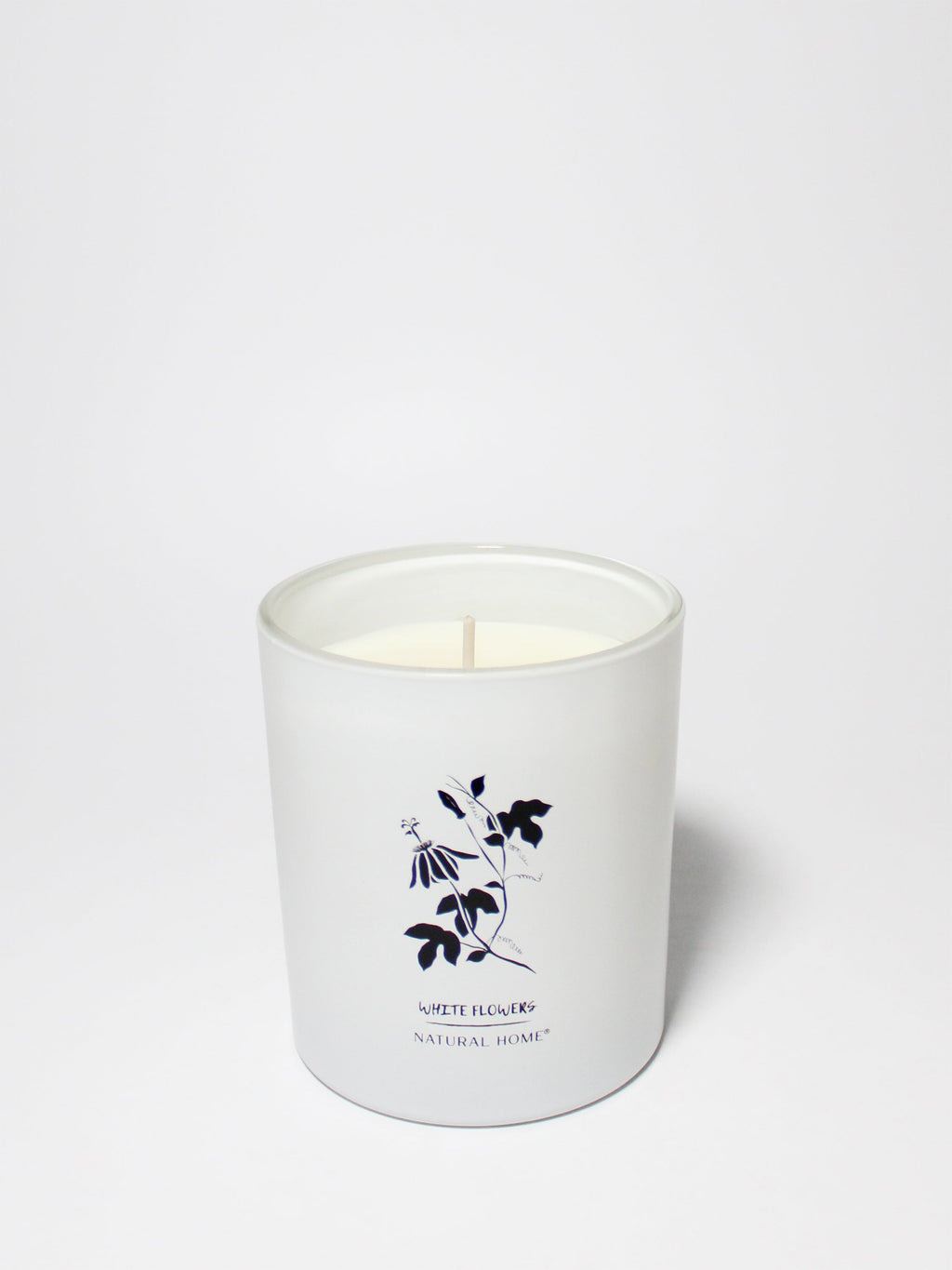 Elegant White Flowers Natural Home 11.5 oz scented candle
