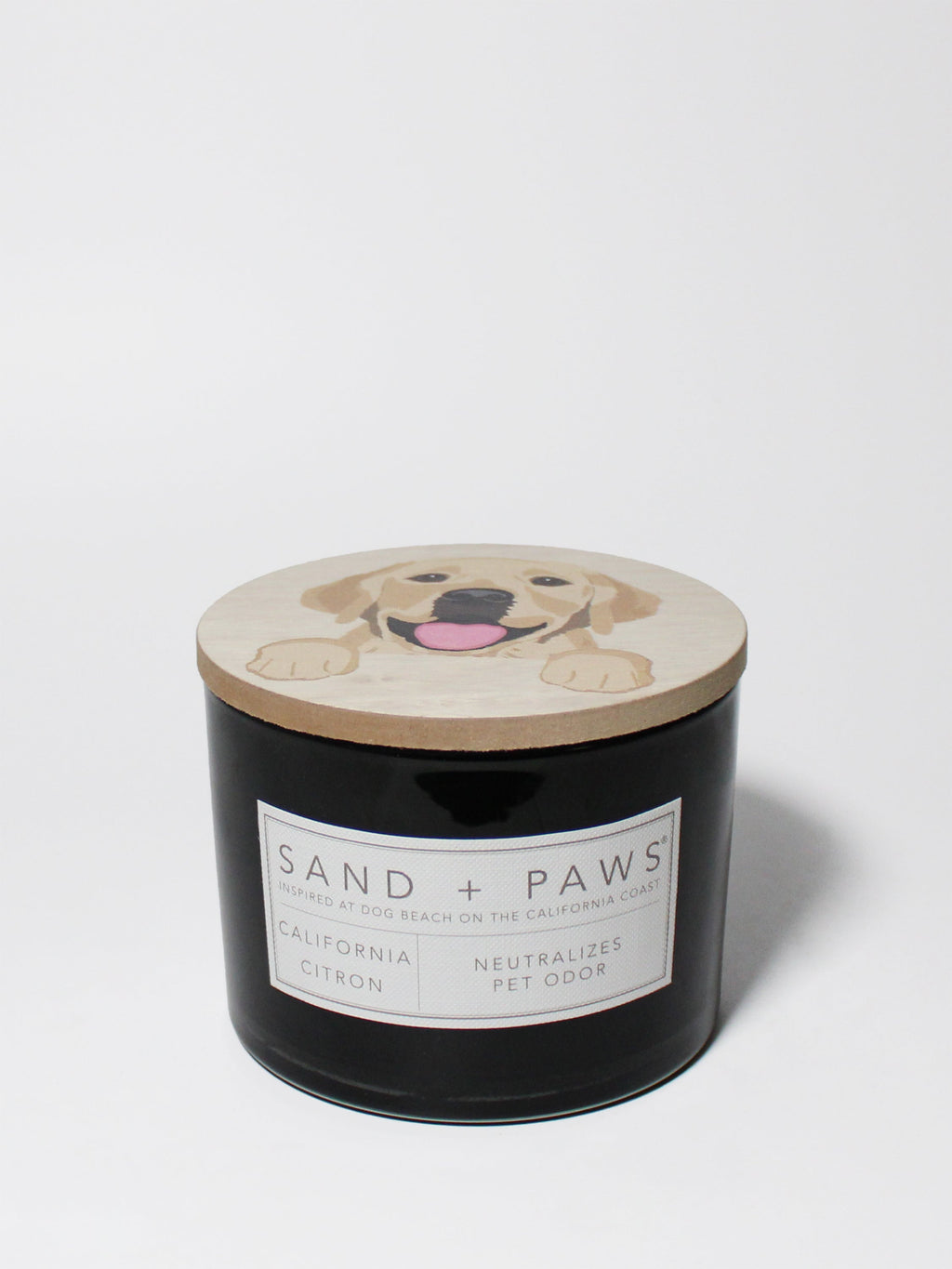 Elegant Sand + Paws California Citron 12 oz scented candle
