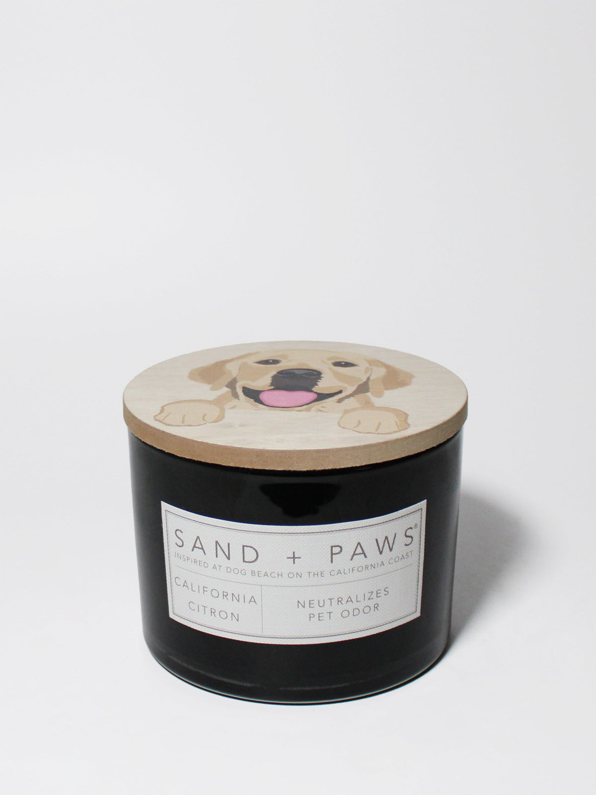 Elegant Sand + Paws California Citron 12 oz scented candle
