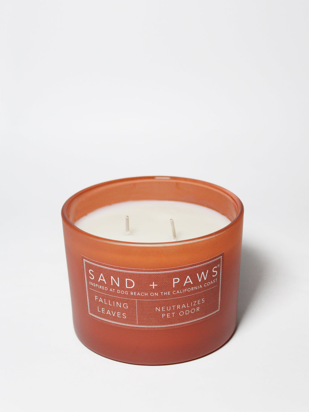 Elegant Sand + Paws Falling Leaves 12 oz scented candle