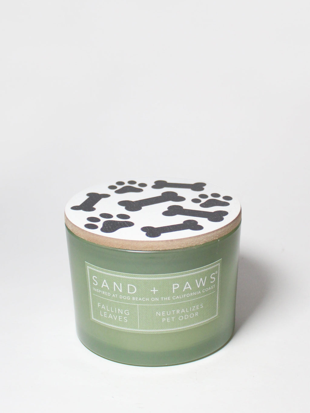 Elegant Sand + Paws Falling Leaves 12 oz scented candle