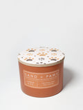 Elegant Sand + Paws Amber & Fig 12 oz scented candle