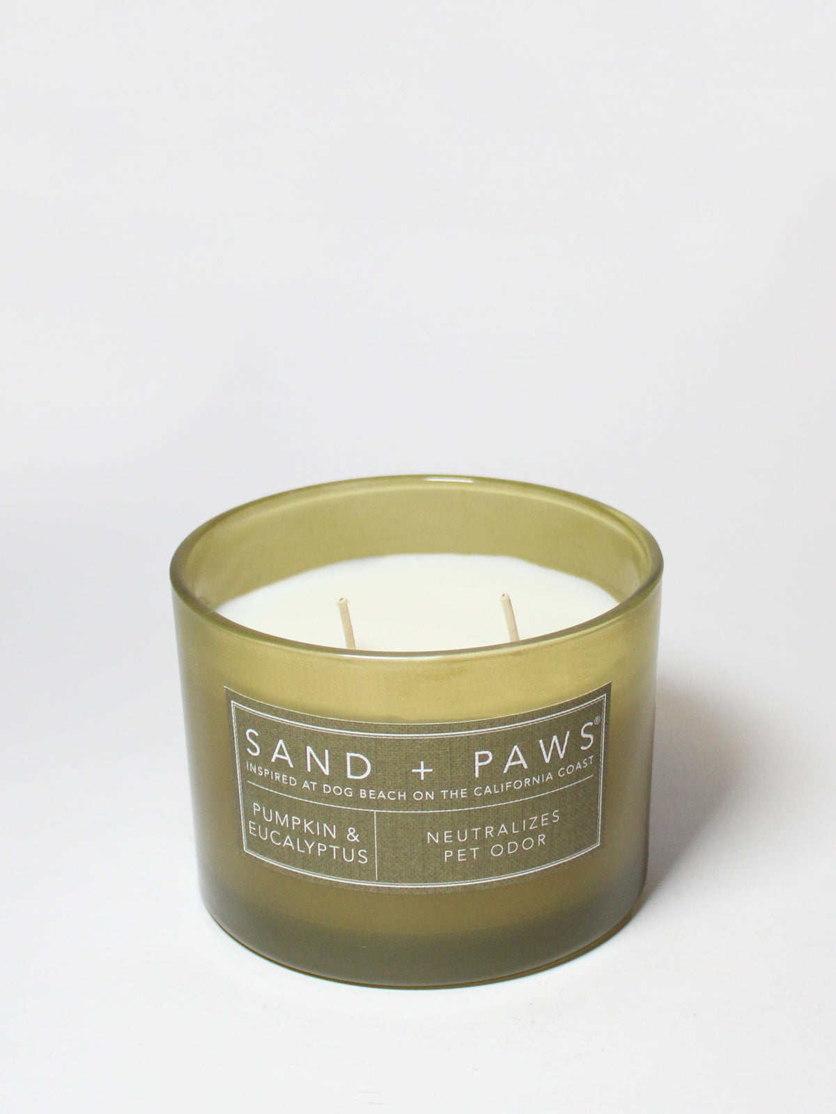 Elegant Sand + Paws Pumpkin & Eucalyptus 12 oz scented candle