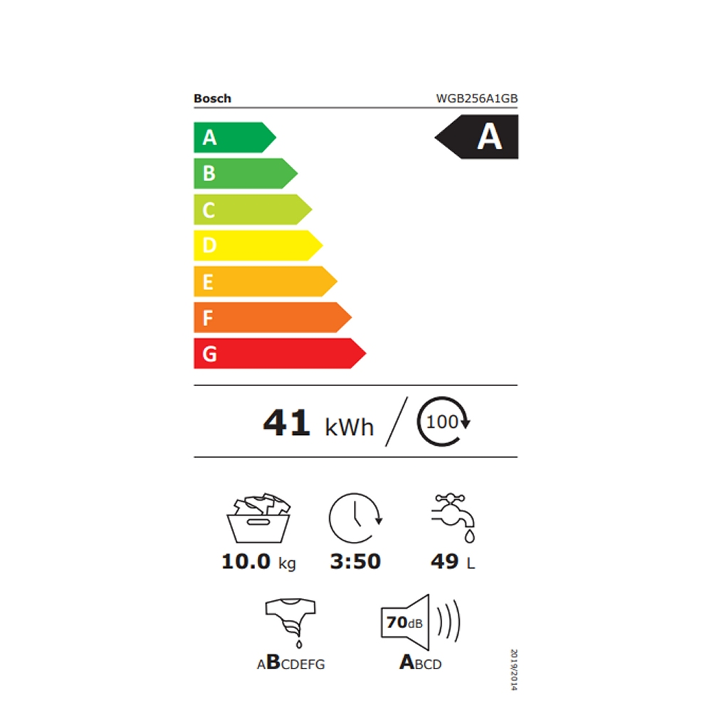 Bosch WGB256A1GB 10kg Series 8 i-DOS Washing Machine 1400rpm – WHITE