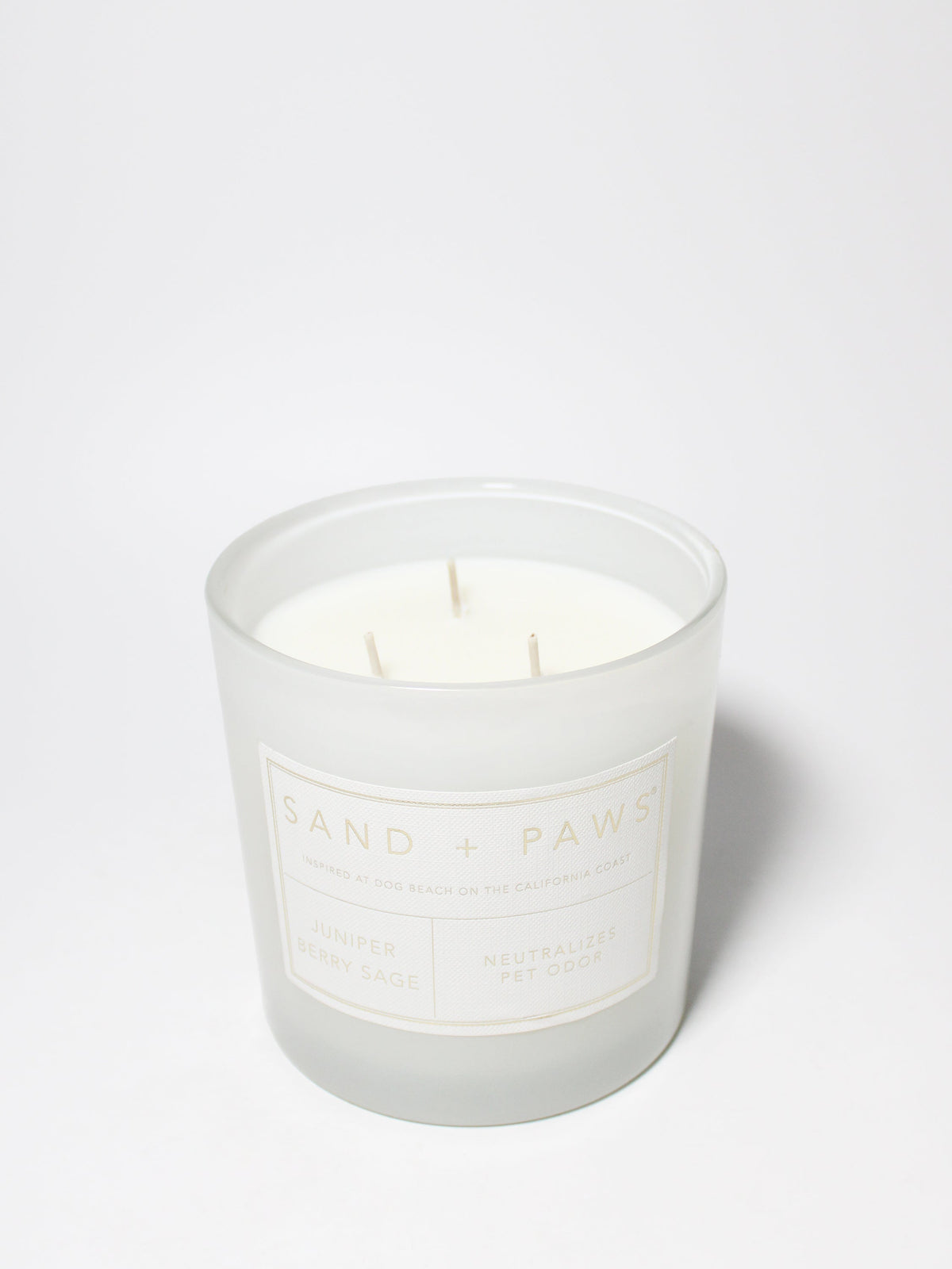 Elegant Sand + Paws Juniper Berry Sage 21 oz scented candle