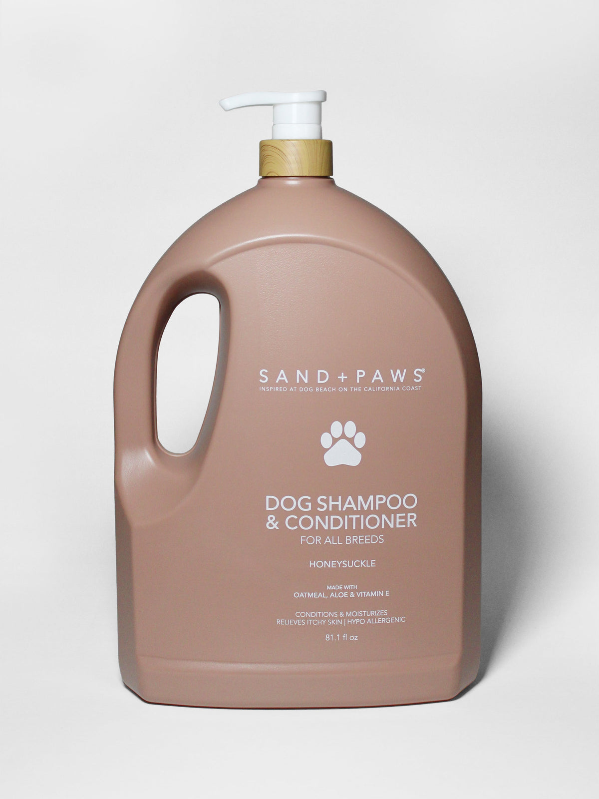 Nourishing Sand + Paws Pet Shampoo & Conditioner - Honeysuckle
