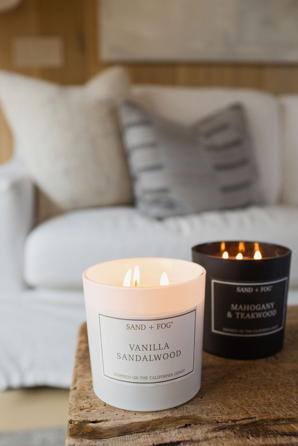 Elegant Vanilla Sandalwood 21 oz scented candle