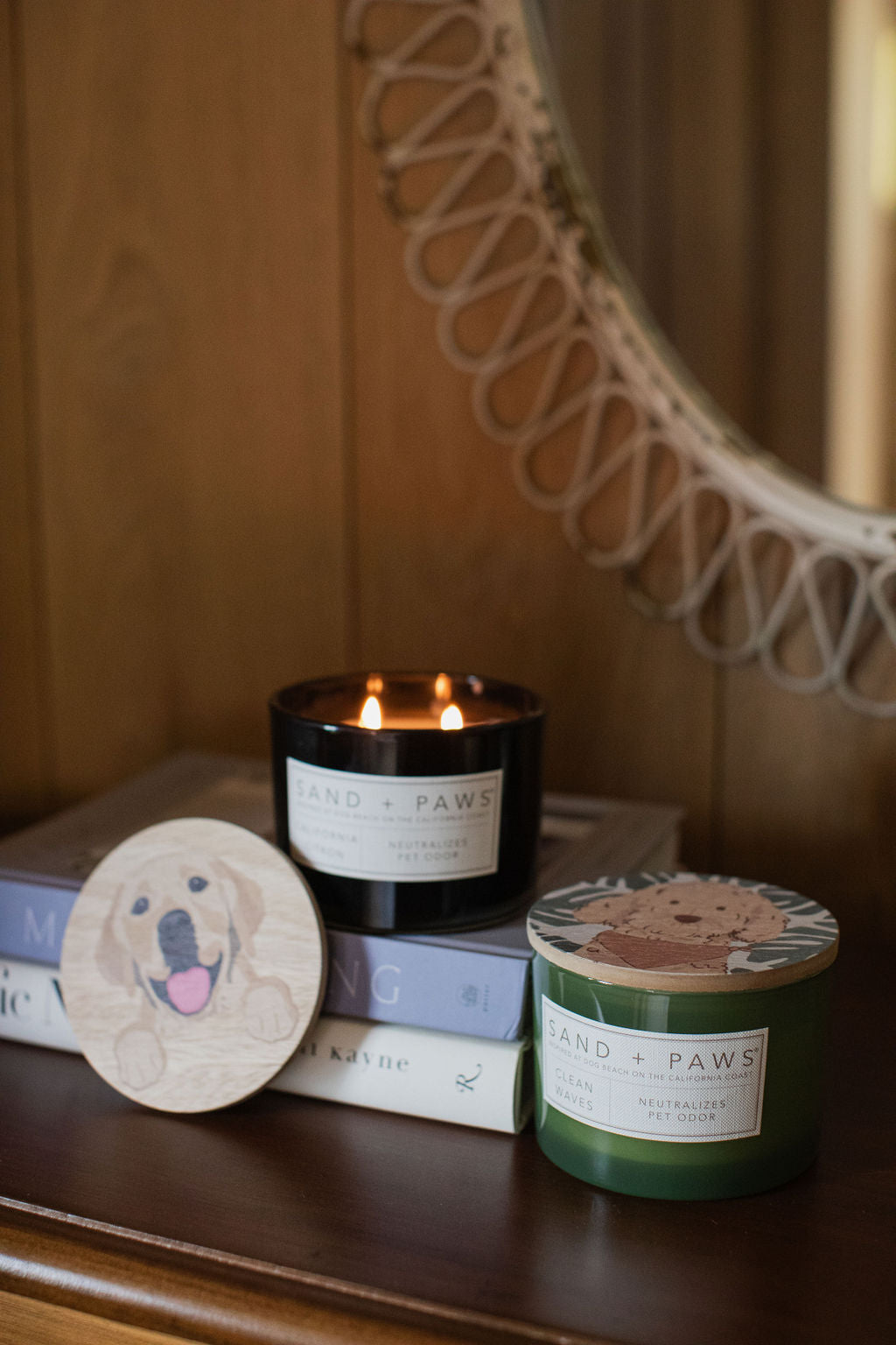 Elegant Sand + Paws California Citron 12 oz scented candle