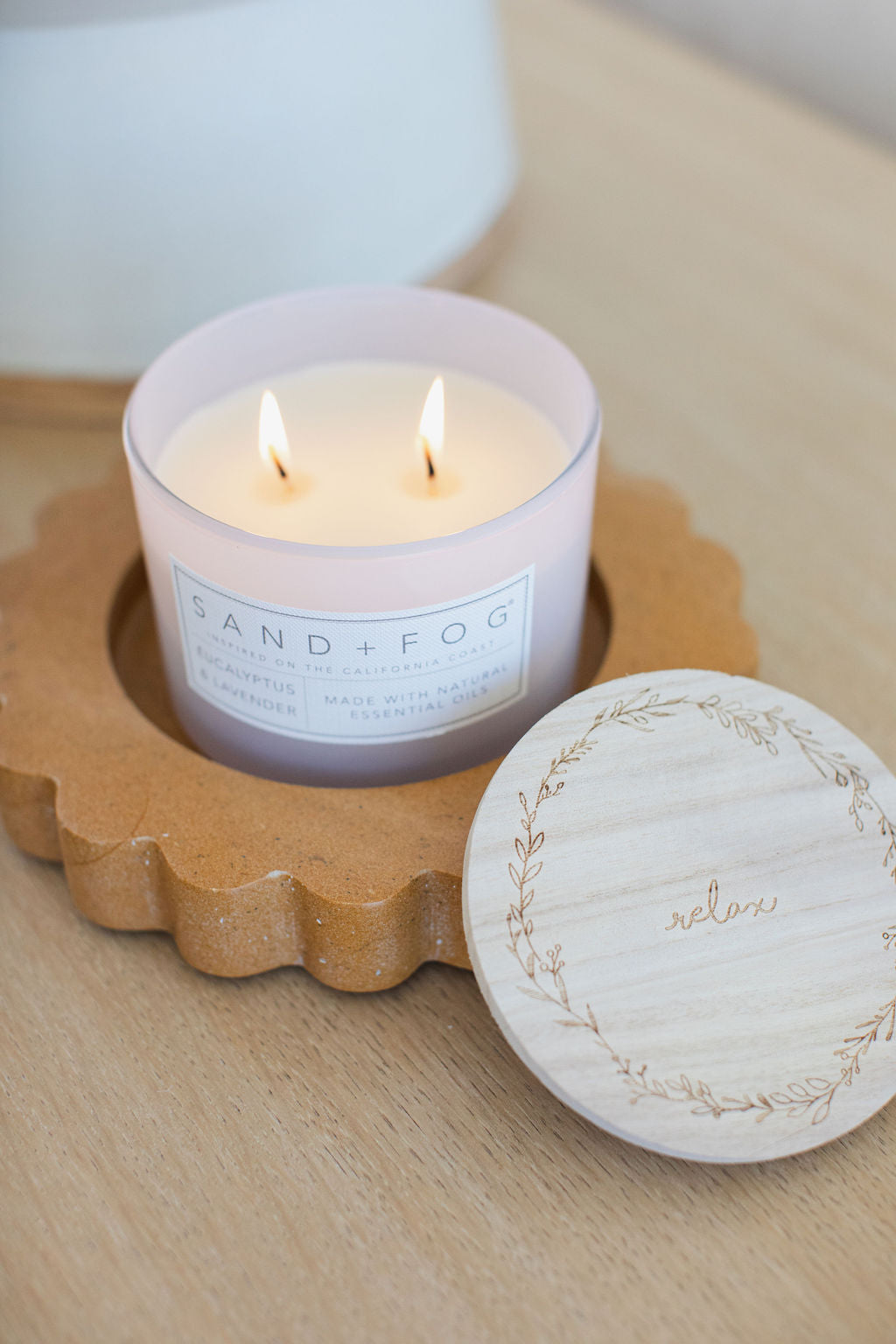Elegant Eucalyptus & Lavender 12 oz scented candle