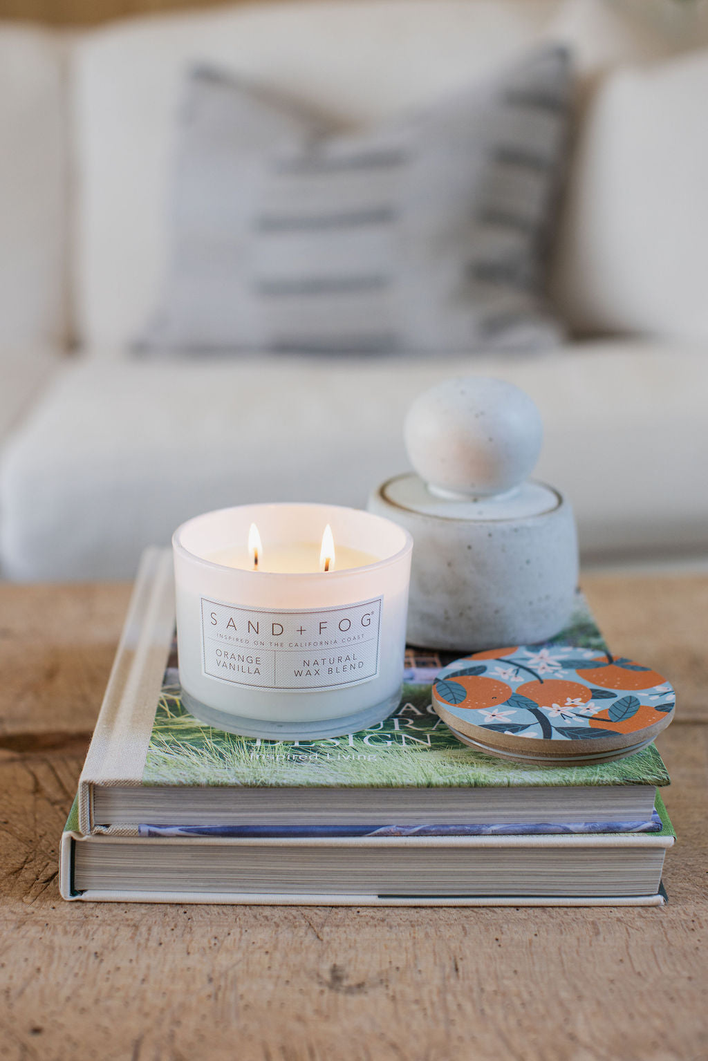 Elegant Orange Vanilla 12 oz scented candle