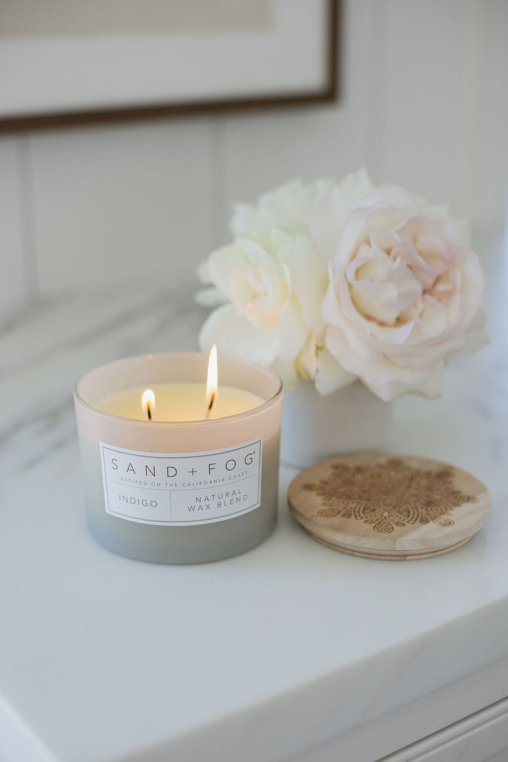 Elegant Indigo 12 oz scented candle
