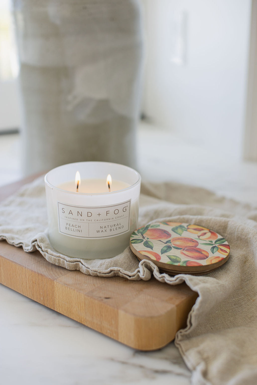 Elegant Peach Bellini 12 oz scented candle