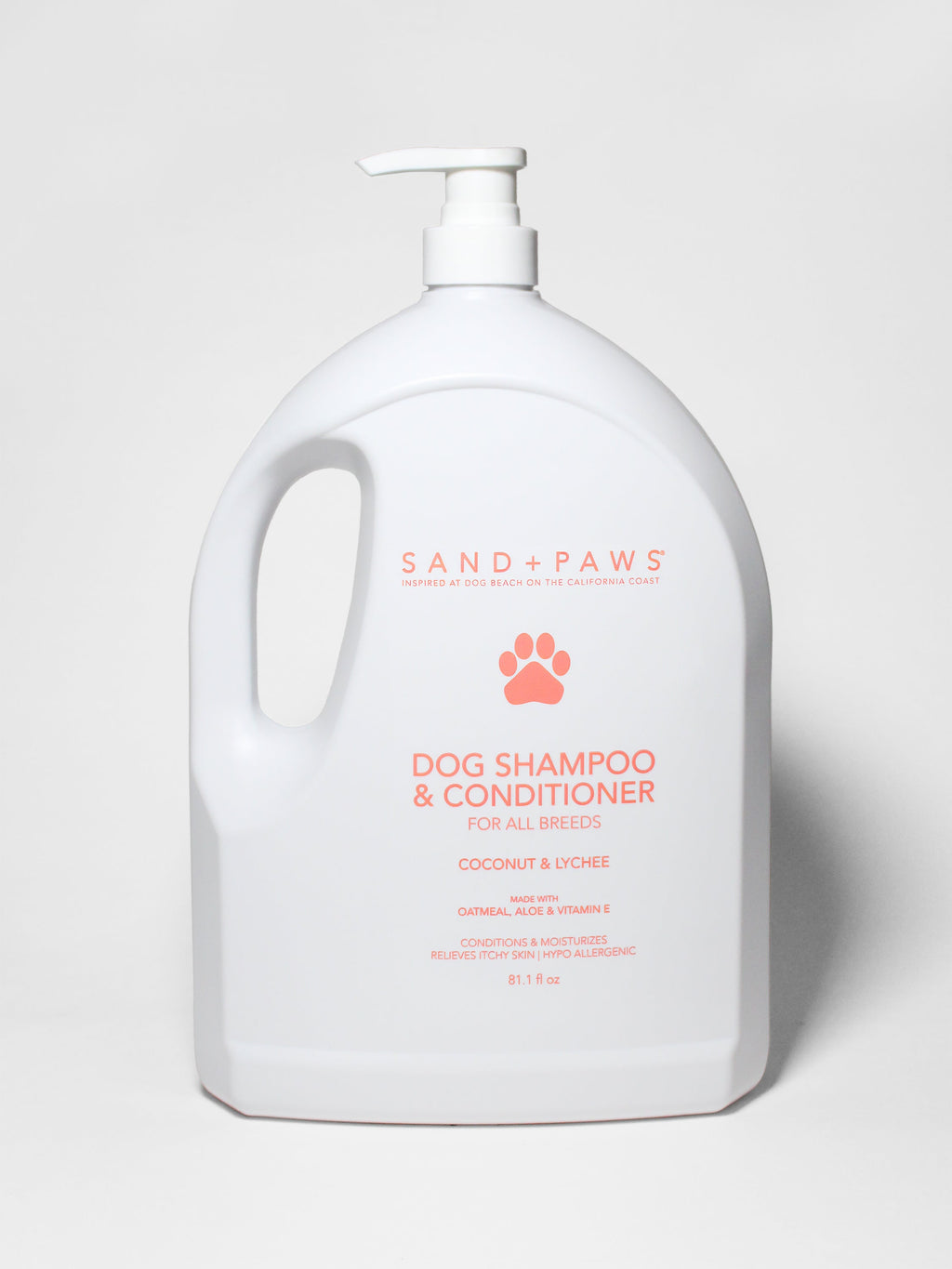 Nourishing Sand + Paws Pet Shampoo & Conditioner - Coconut & Lychee
