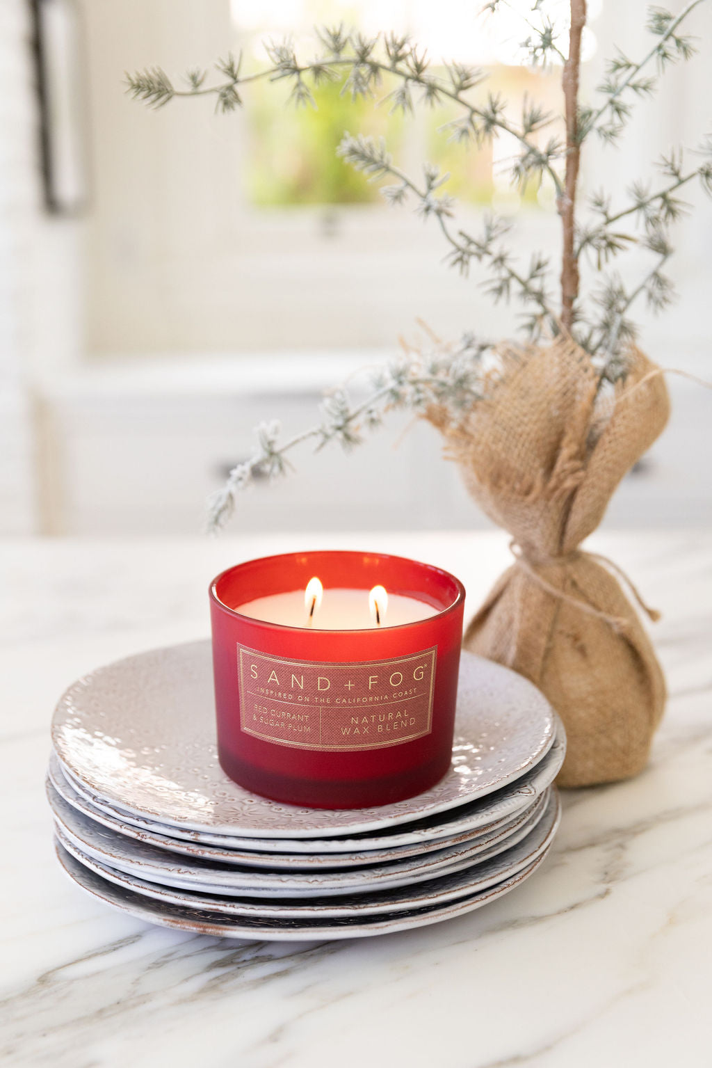 Elegant Red Currant & Sugar Plum 12 oz scented candle