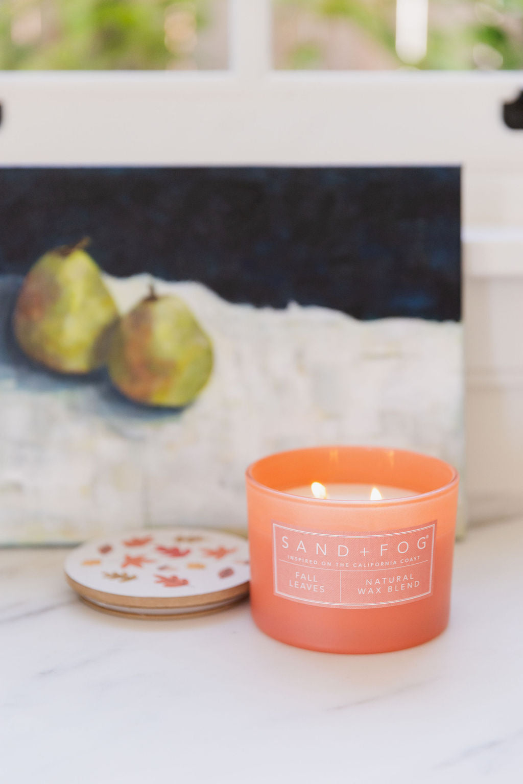 Elegant Fall Leaves 12 oz scented candle
