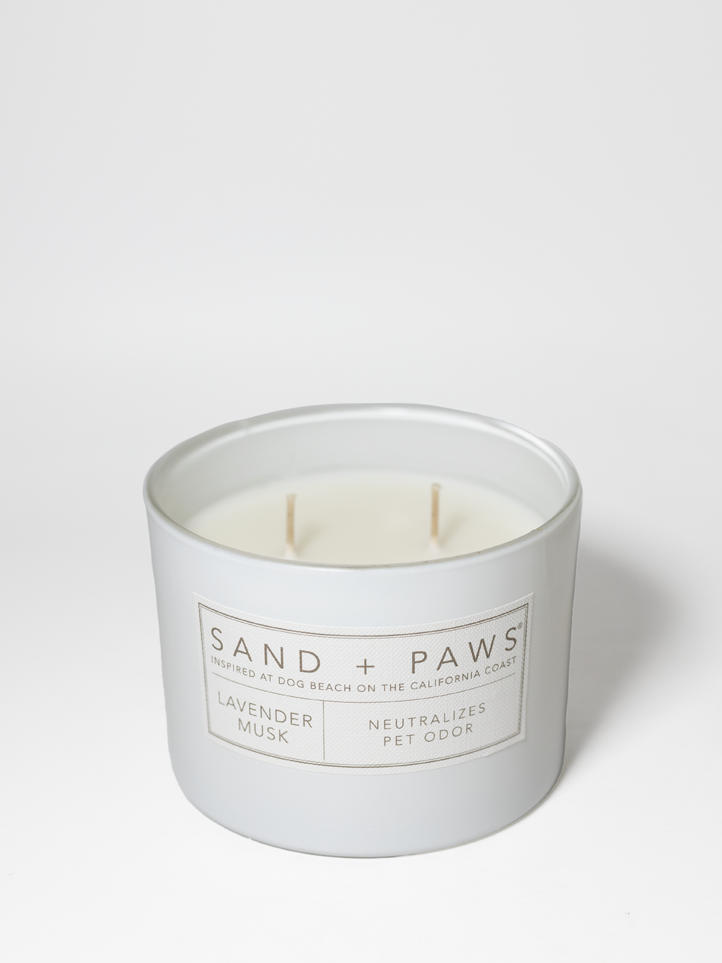 Elegant Sand + Paws Lavender Musk 12 oz scented candle