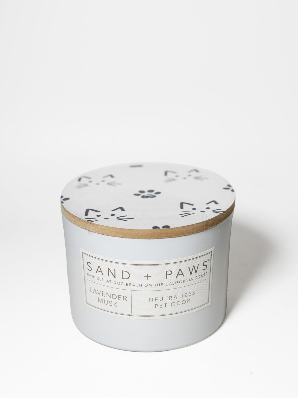 Elegant Sand + Paws Lavender Musk 12 oz scented candle