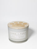 Elegant Sand + Paws Vanilla Sandalwood 12 oz scented candle