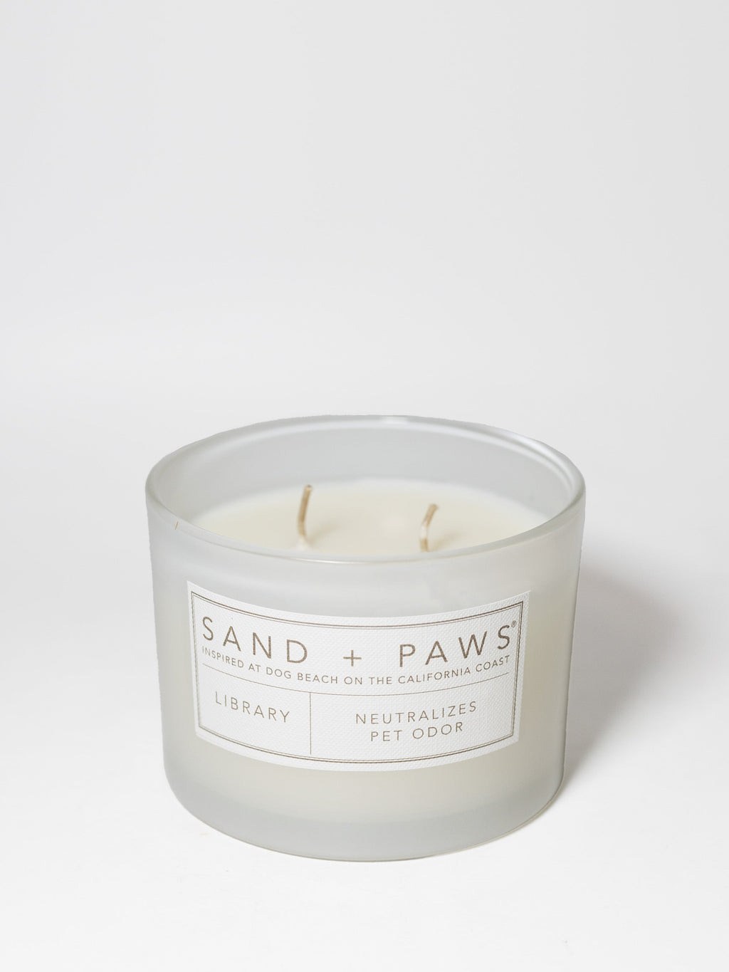 Elegant Sand + Paws Library 12 oz scented candle