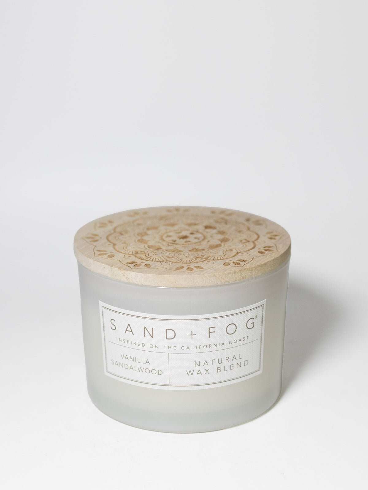 Elegant Vanilla Sandalwood 12 oz scented candle