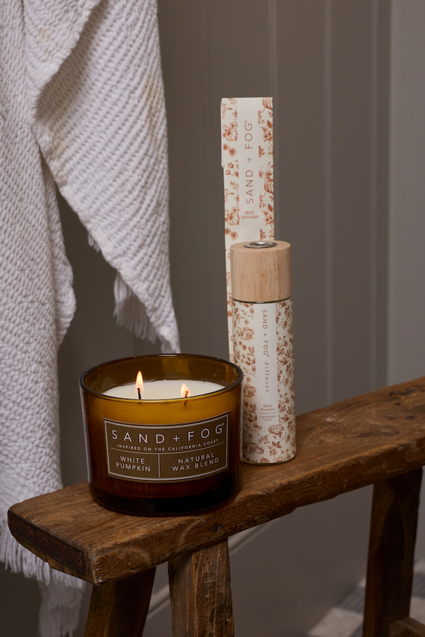 Elegant White Pumpkin 12 oz scented candle