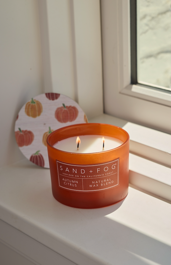 Elegant Autumn Citrus 12 oz scented candle