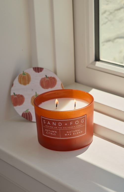 Elegant Autumn Citrus 12 oz scented candle
