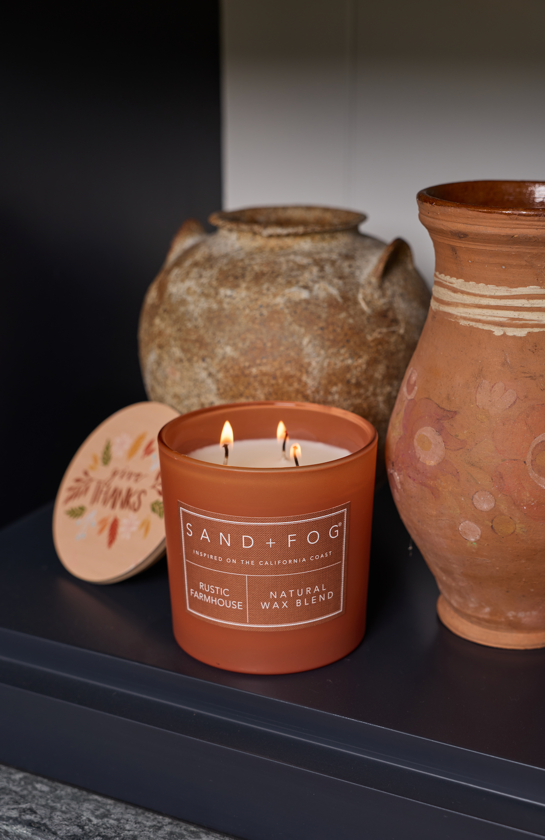 Elegant Rustic Farmhouse 21 oz scented candle