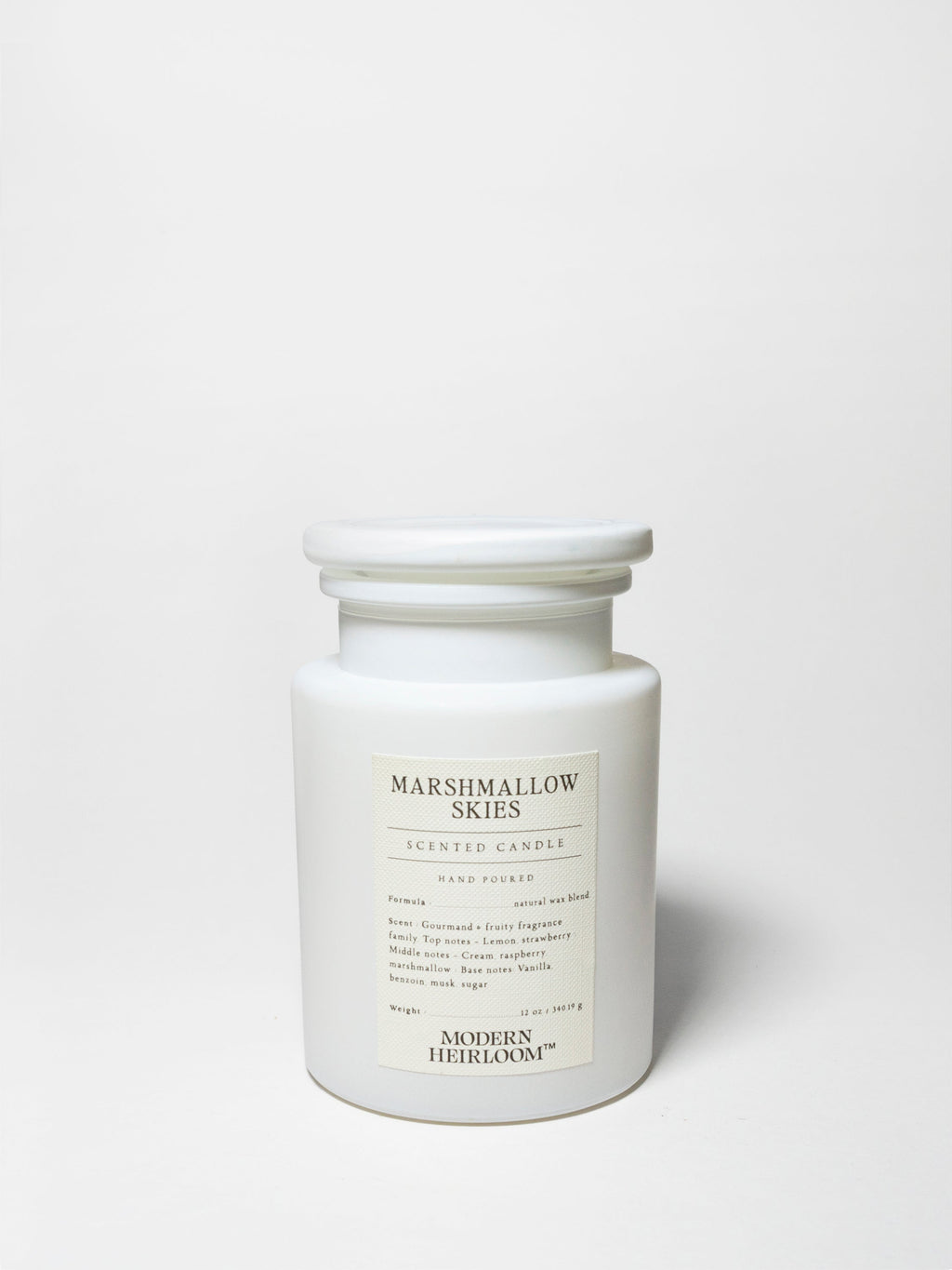 Elegant Marshmallow Skies 12 oz scented candle
