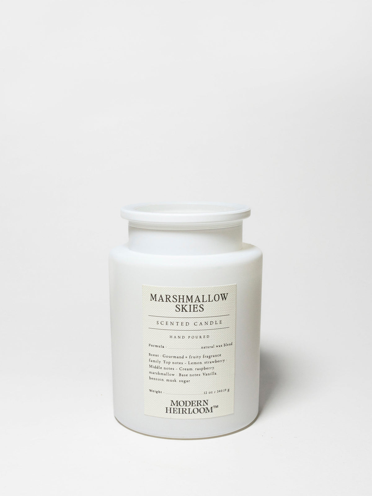 Elegant Marshmallow Skies 12 oz scented candle