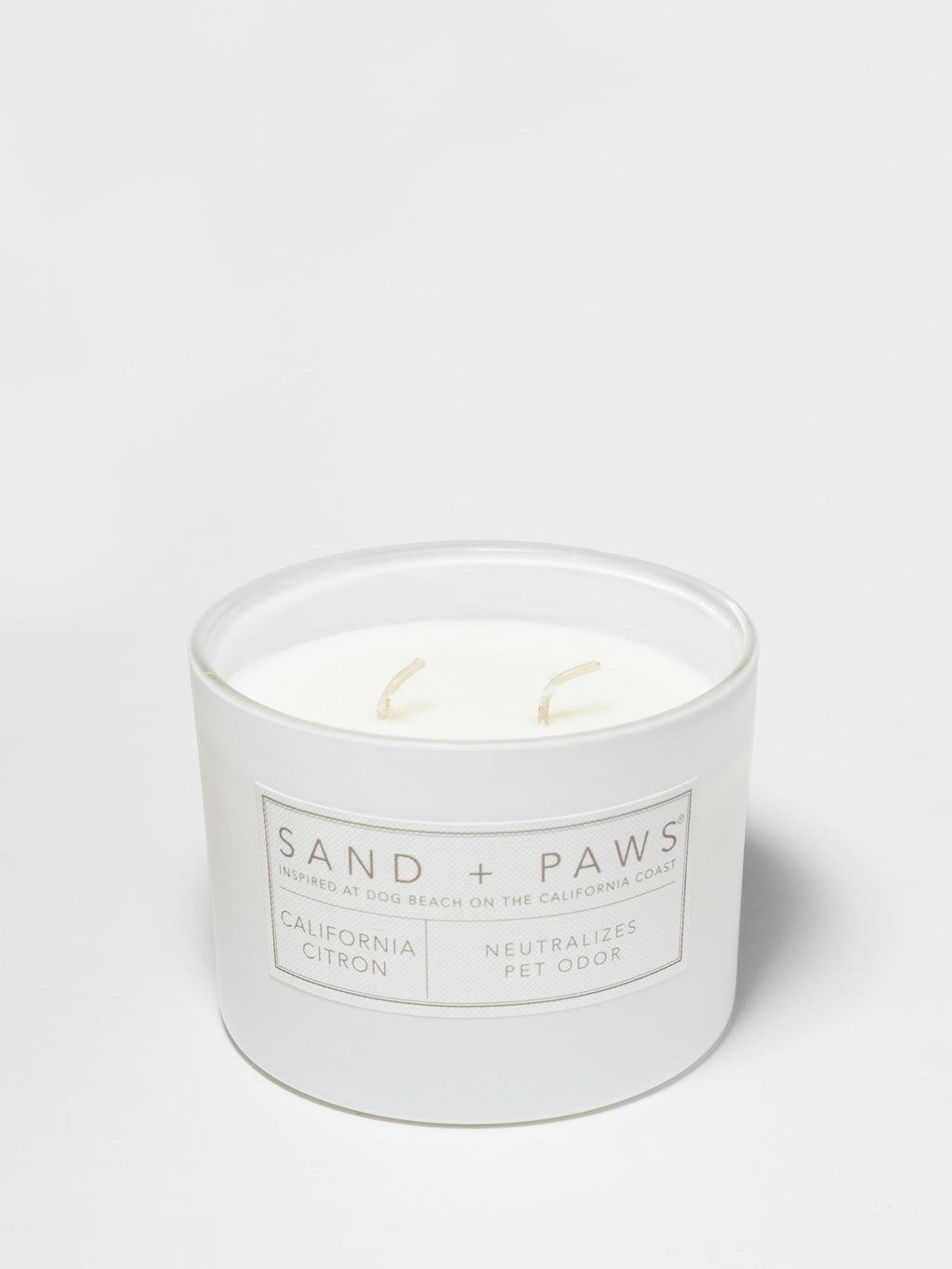 Elegant Sand + Paws California Citron 12 oz scented candle