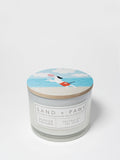 Elegant Sand + Paws Seaside Dreams 12 oz scented candle