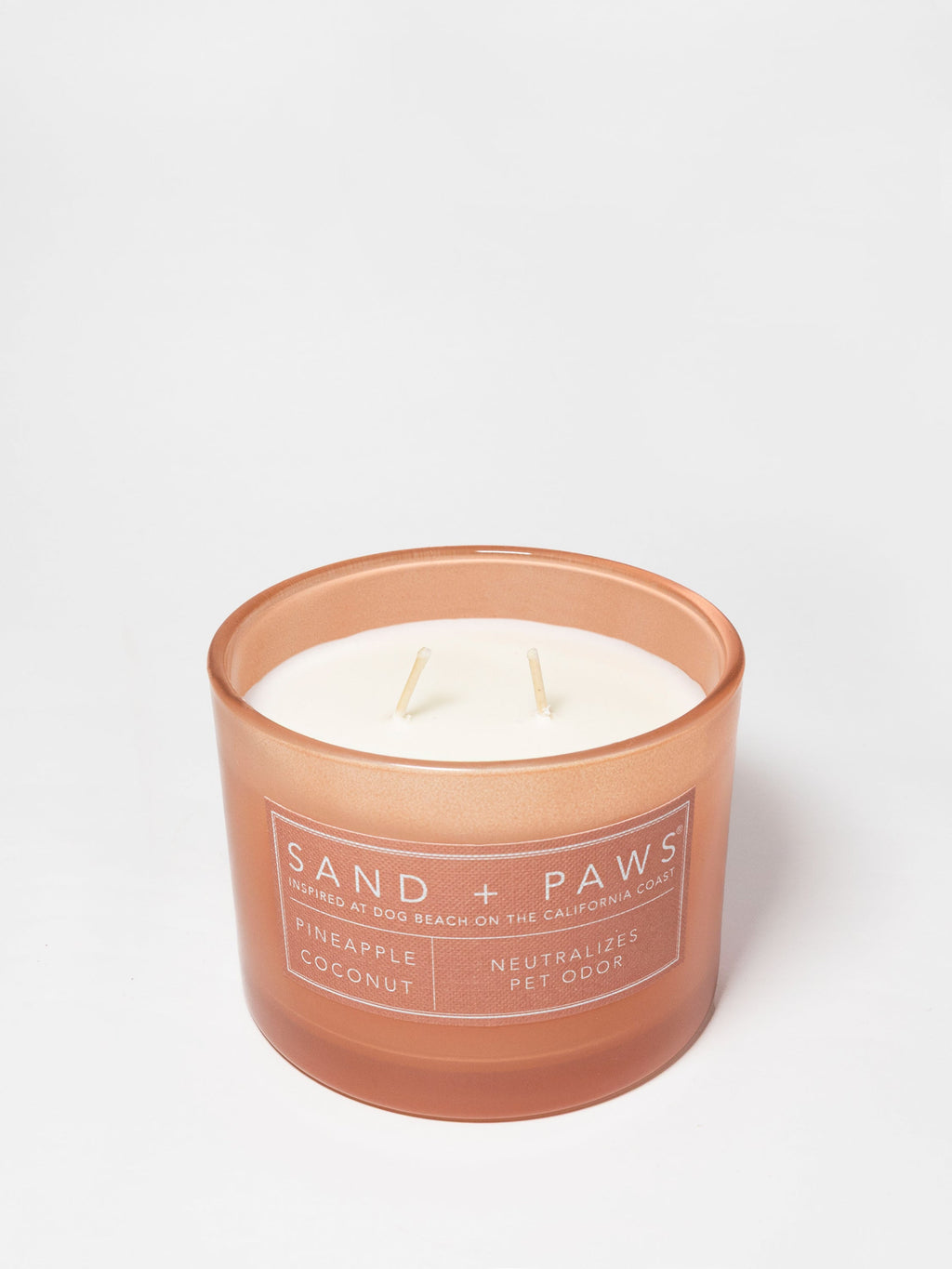 Elegant Sand + Paws Pineapple Coconut 12 oz scented candle