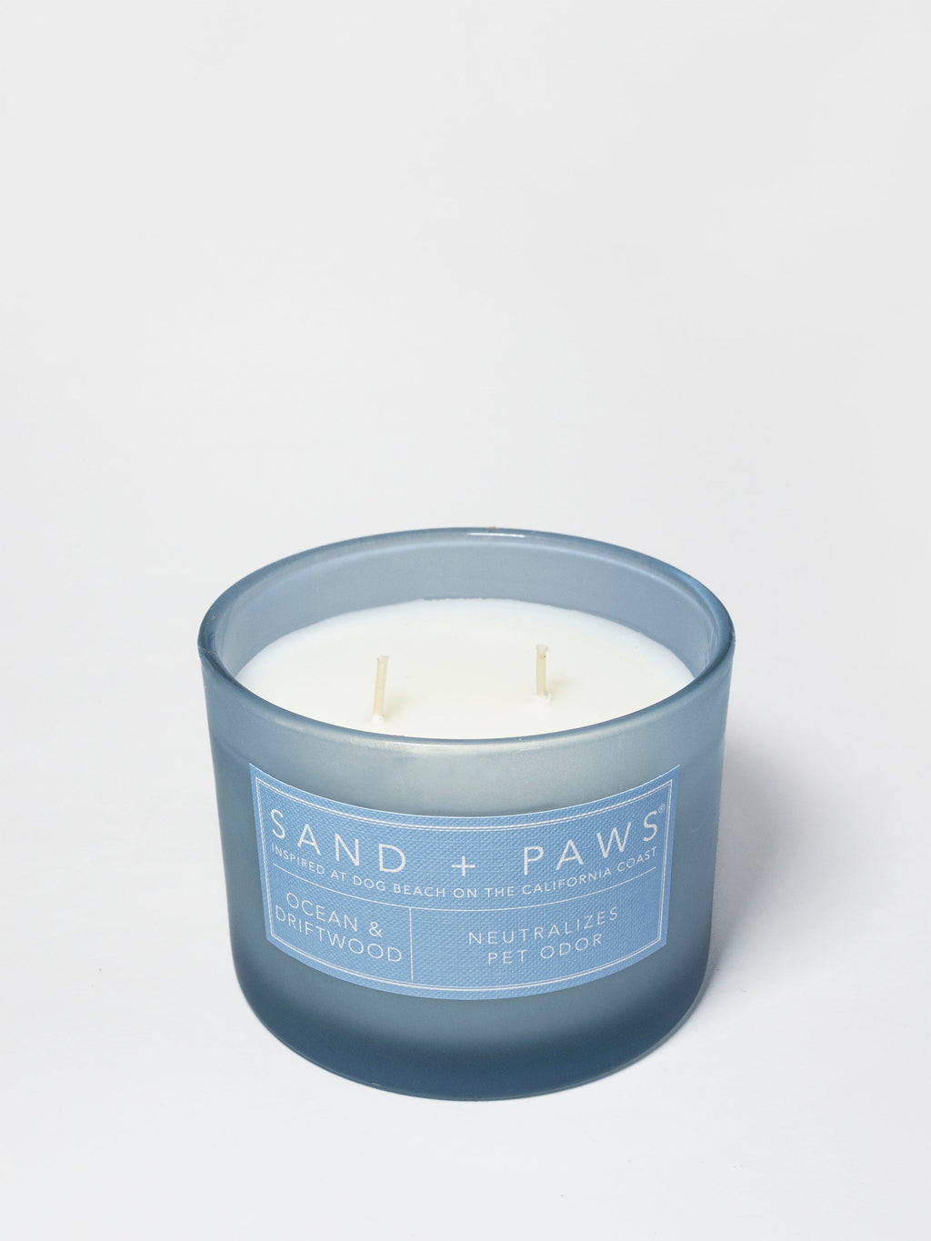 Elegant Sand + Paws Ocean & Driftwood 12 oz scented candle