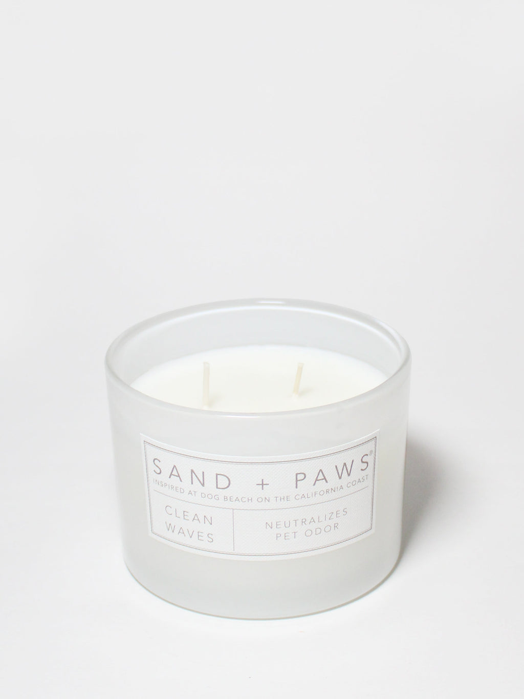 Elegant Sand + Paws Clean Waves 12 oz scented candle