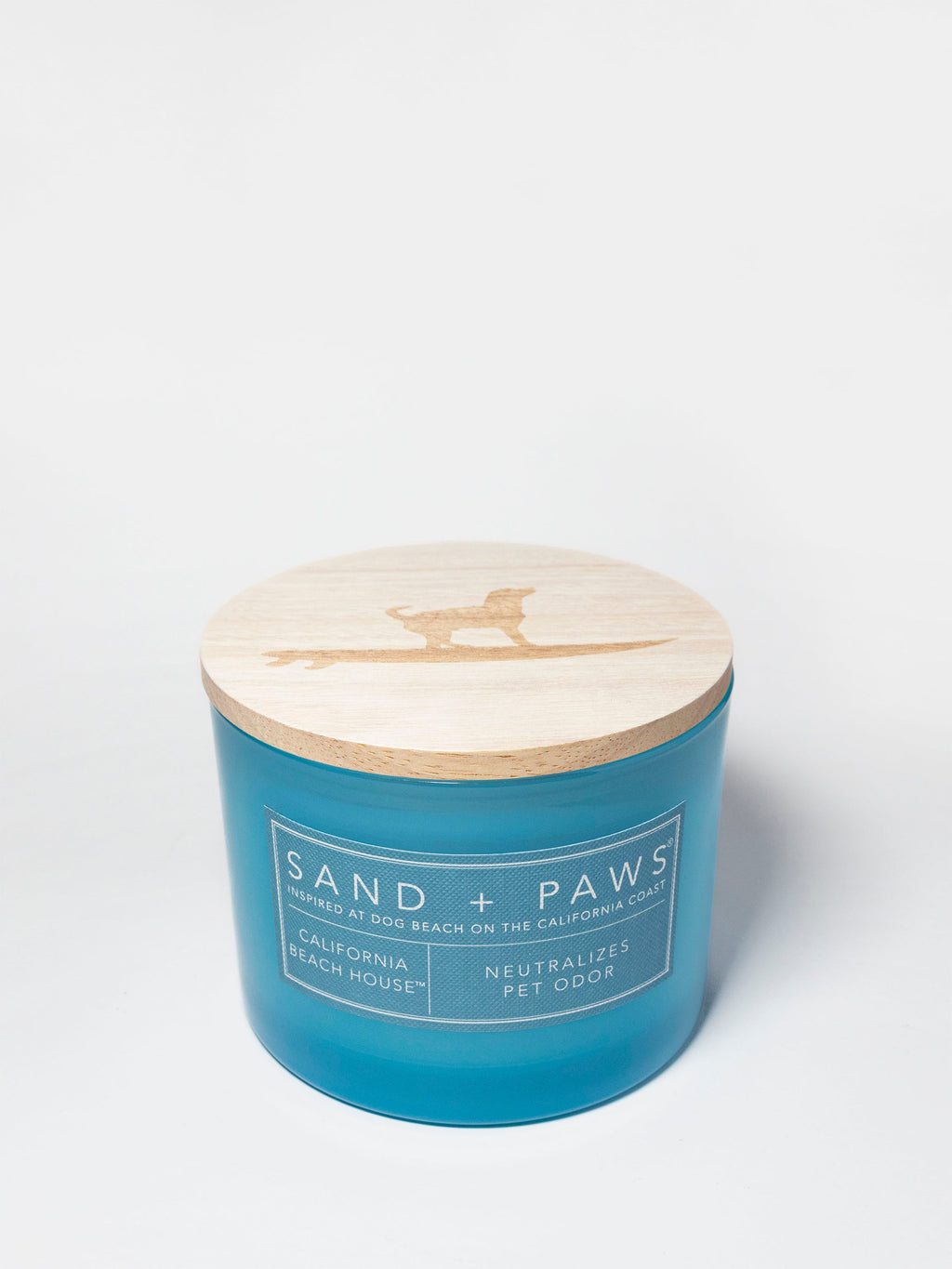 Elegant Sand + Paws California Beach House 12 oz scented candle