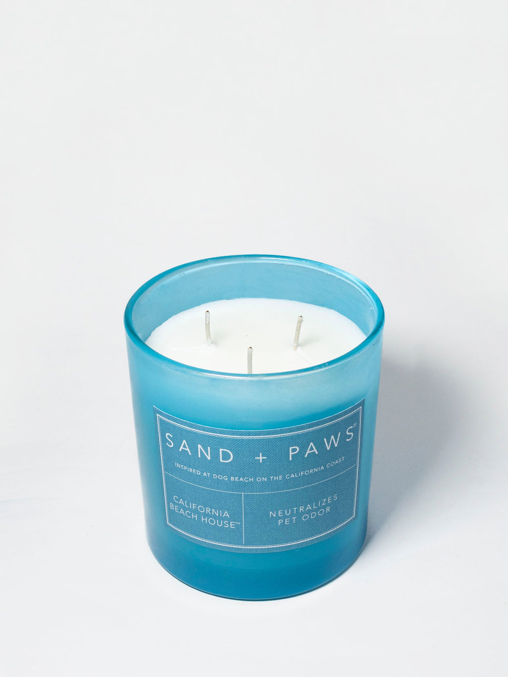 Elegant Sand + Paws California Beach House 21 oz scented candle
