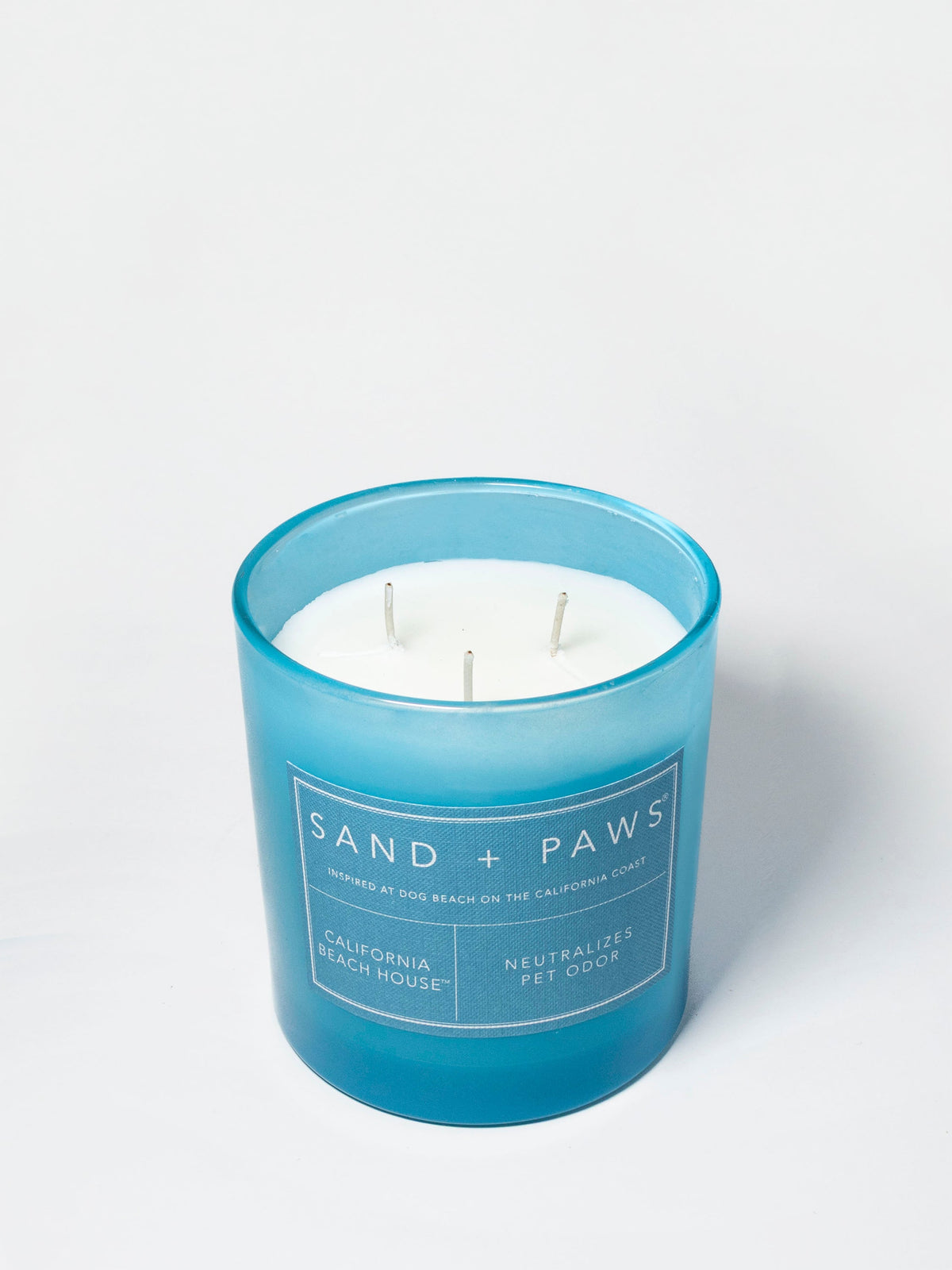 Elegant Sand + Paws California Beach House 21 oz scented candle