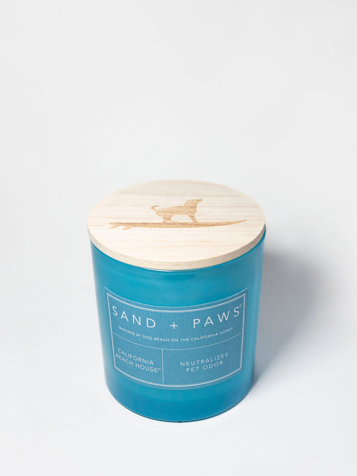 Elegant Sand + Paws California Beach House 21 oz scented candle
