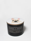 Elegant Sand + Paws Orange Vanilla 12 oz scented candle