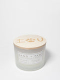Elegant Sand + Paws Pineapple Coconut 12 oz scented candle