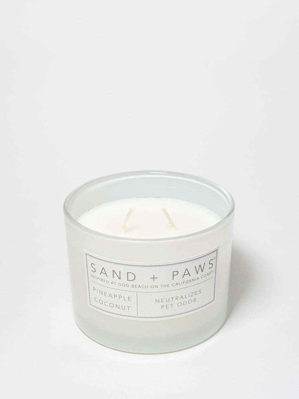 Elegant Sand + Paws Pineapple Coconut 12 oz scented candle