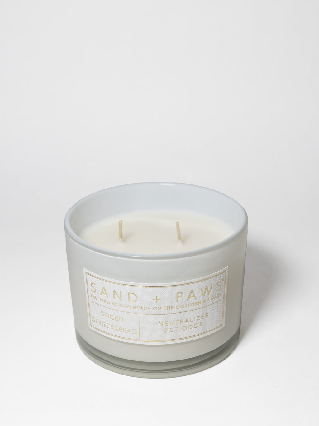 Elegant Sand + Paws Spiced Gingerbread 12 oz scented candle