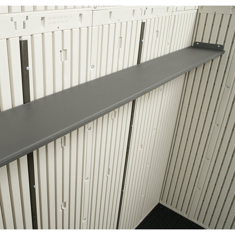 457 cm x 244 cm Geräteschuppen aus Kunststoff
